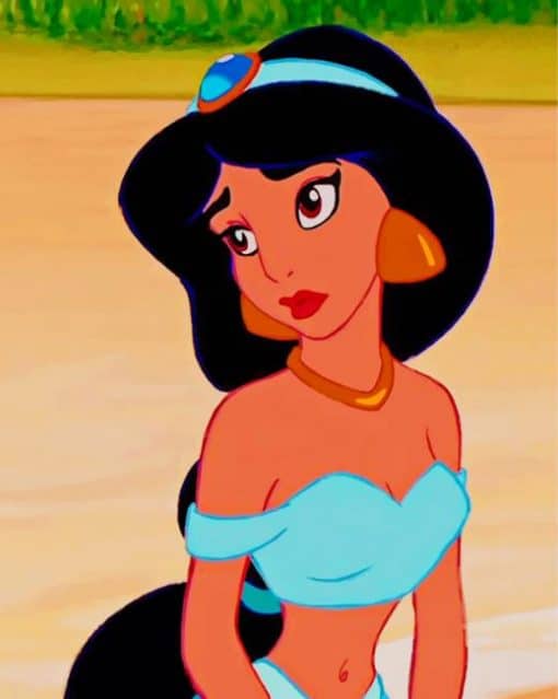 Jasmine Aladin Disney paint by numbers