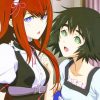 Kurisu Makise And Mayuri Shiina paint by number