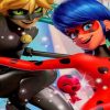 Ladybug and Cat Noir paint by numbers