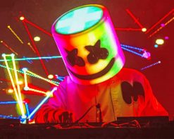 Marshmello Live Concert paint by number