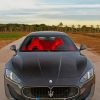 Maserati Black Car paint by numbers