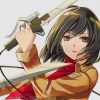 Mikasa Ackerman With A Sword paint by number