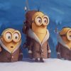 Minions Winter paint by number