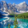 Moraine Lake Banff National Park of Canada paint by numbers