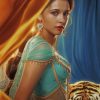 Naomi Scott Aladdin paint by numbers