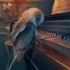 Owl Playing Piano paint by numbers