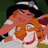 Princess Jasmine and Rajah paint by numbers