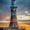 Roker Lighthouse paint by numbers