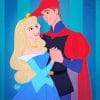 Sleeping Beauty And Prince Charming paint by numbers