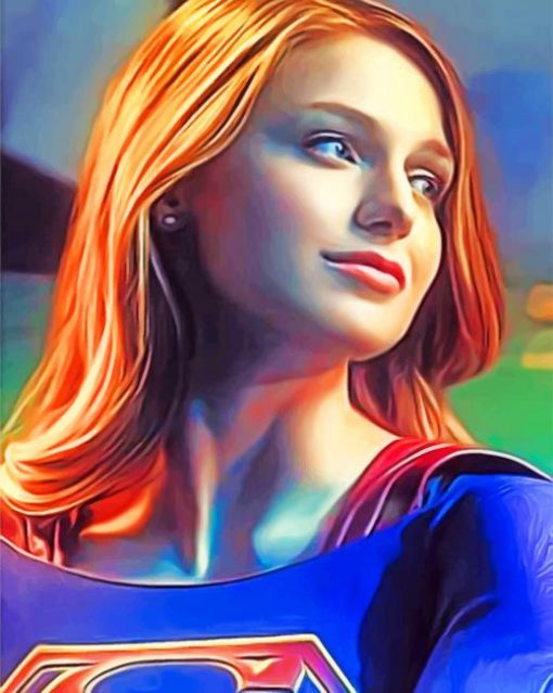 supergirl-marvel paint by numbers