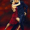 Tango Dancers paint by numbers