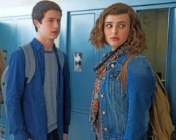 13 Reasons Why Hannah Baker And Clay paint by numbers