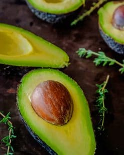 Avocado Fruit painnt by numbers