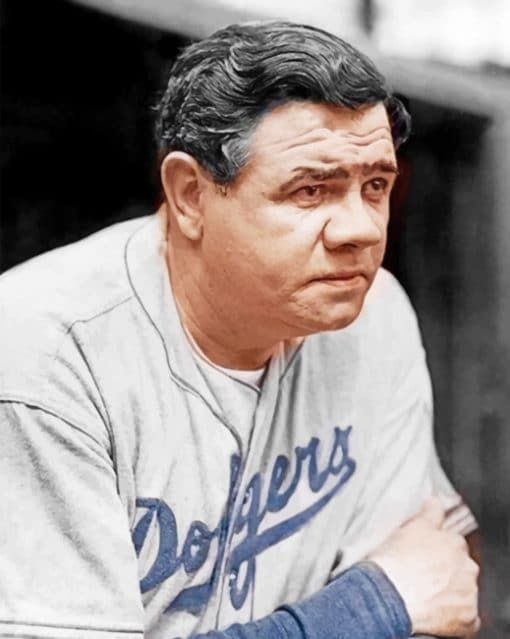 Babe Ruth paint by numbers