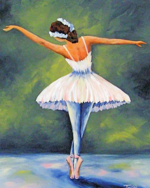 Ballerina Dancer paint by numbers