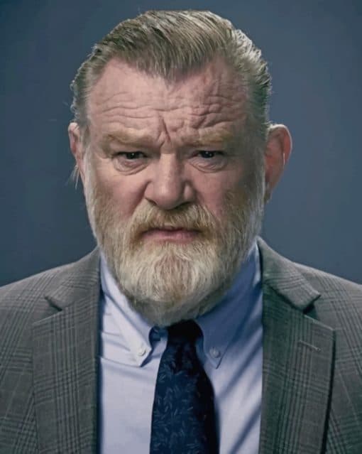 Brendan Gleeson Actor paint by numbers