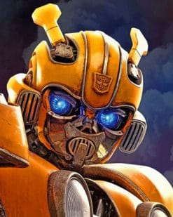 Bumblebee Transformers paint by numbers