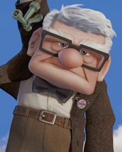 Carl Fredricksen painnt by numbers