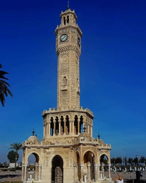 Clock Tower Izmir paint by numbers