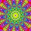 Colorful Kaleidoscope paint by number