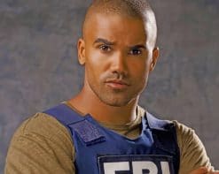 Derek Morgan Criminal Minds paint by numbers