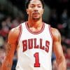 Derrick Rose paint by numbers