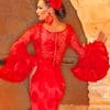 Flamenco Lady paint by numbers