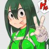 Funny Tsuyu paint by numbers