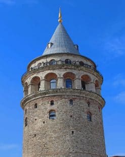 Galata Tower Istanbul paint by numbers