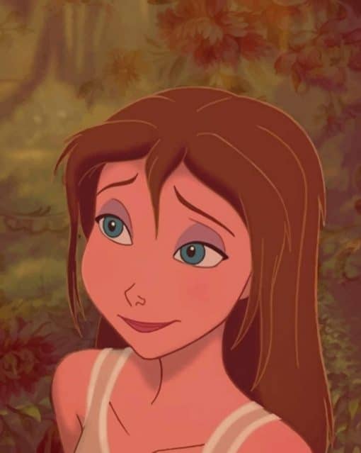 Jane Porter Tarzan paint by numbers