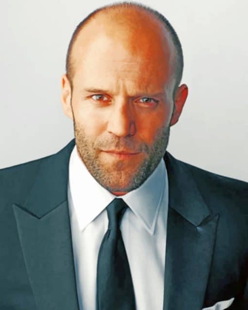 Jason Statham paint by numbers