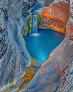 Karijini National Park Of Australia painnt by numbers