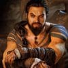 Khal Drog Game Of Thrones paint by numbers