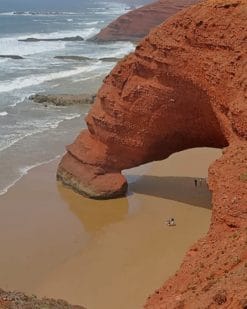 Legzira Beach Morocco painnt by numbers