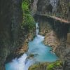 Leutasch Klamm Wasserfallsteig paint by numbers