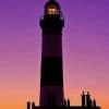 Lighthouse Silhouette paint by numbers