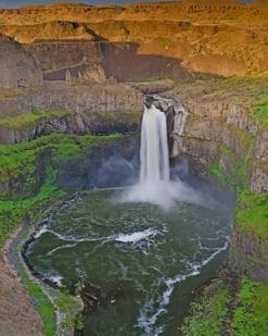 Palouse Falls State Park paint by numbers