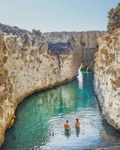 Papafragas Beach And Caves paint by numbers