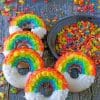 Rainbow Donuts paint by numbers