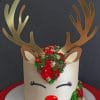 Riendeer Cake paint by numbers