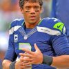 Russell Wilson Player paint by numbers