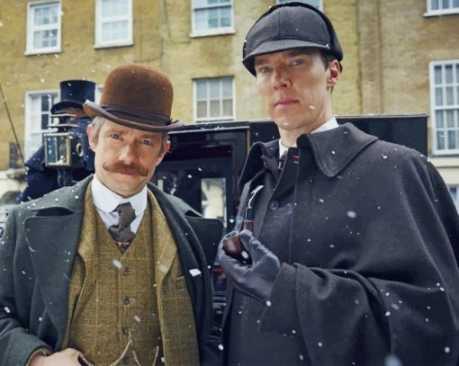 Sherlock Holmes And John Watson The Abominable Bride paint by number