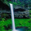 Silver Falls State Park paint by number