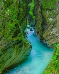 Slovenia Tolmin Gorges paint by numbers