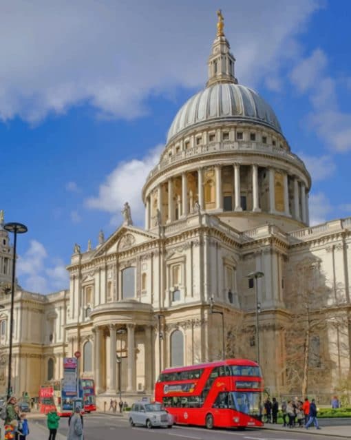 St Paul's Cathedral paint by numbers