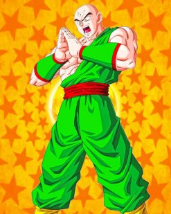 Tien shinhan Dragon Ball paint by numbers