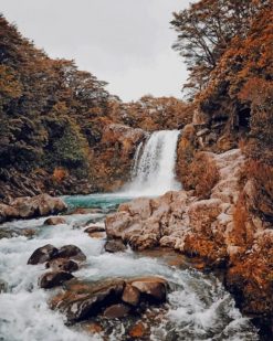 Tongariro National Park paint by numbers