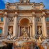 Trevi Fountain Italy paint by numbers