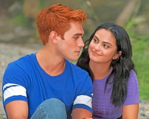 Veronica Lodge And Archie paint by numbers