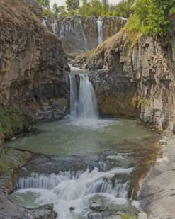 White River Falls State Park paint by numbers